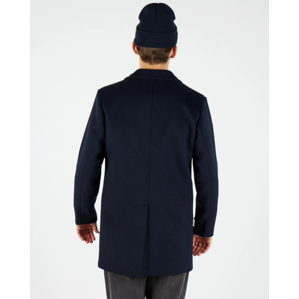 Wemoto Corbyn Wool Felt Coat (navy blue)