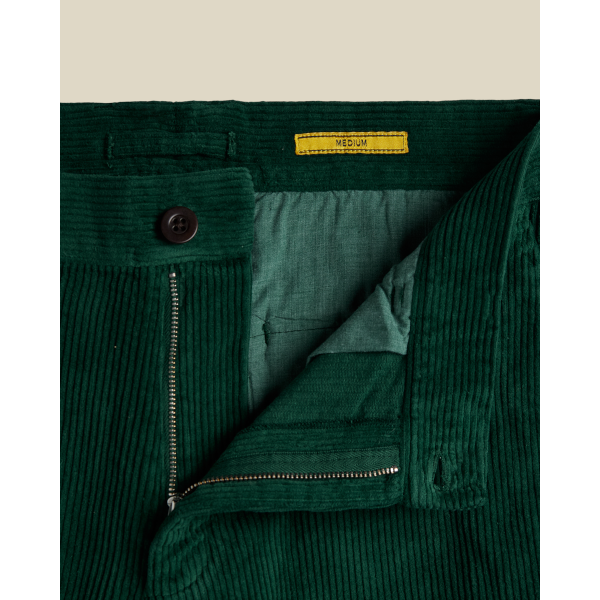 Portuguese Flannel Corduroy Trousers (green)