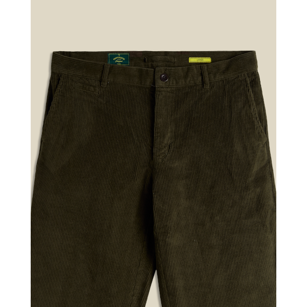 Portuguese Flannel Corduroy Trousers (olive)