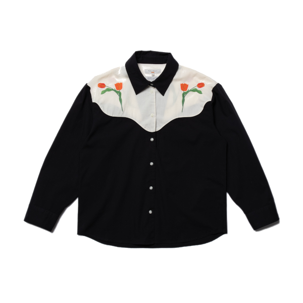 Nudie W Daisy Western Shirt (black)