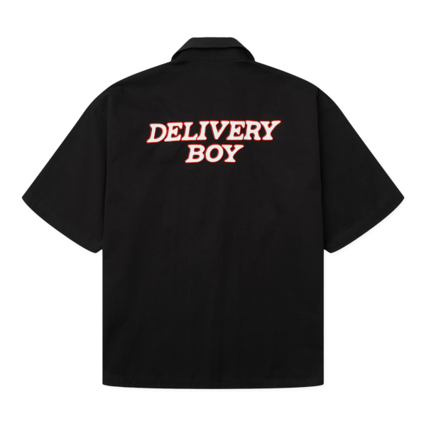 Woodbird Delivery Shirt NIKBEN (black)