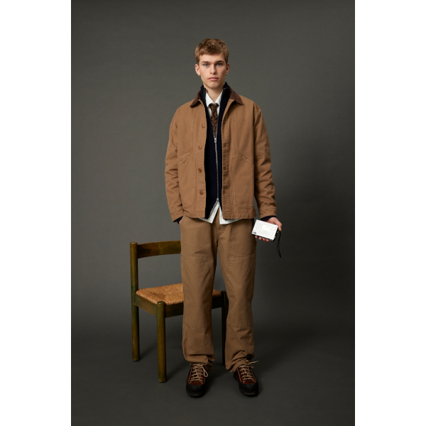 Forét Delta Wool Zip (navy)