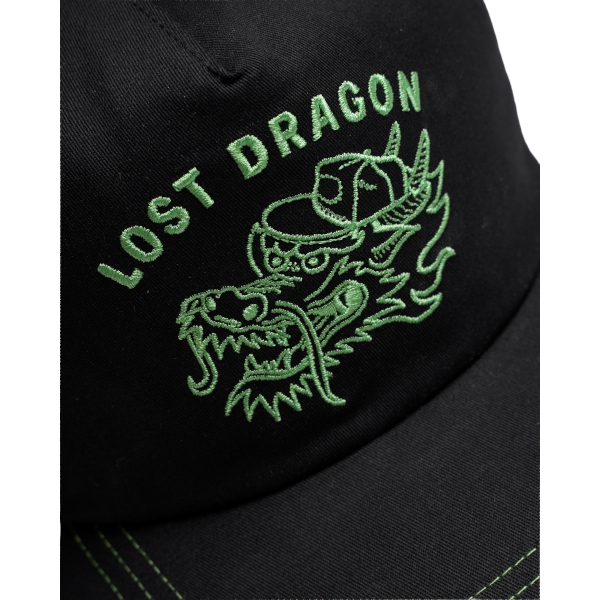Woodbird Dragon Cap NIKBEN (black-green)