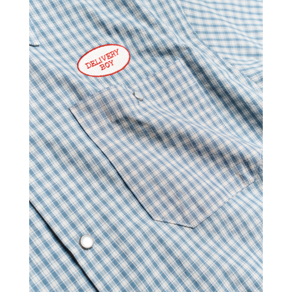 Woodbird Dragon Shirt NIKBEN (blue-white)