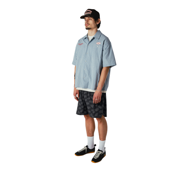 Woodbird Dragon Shirt NIKBEN (blue-white)