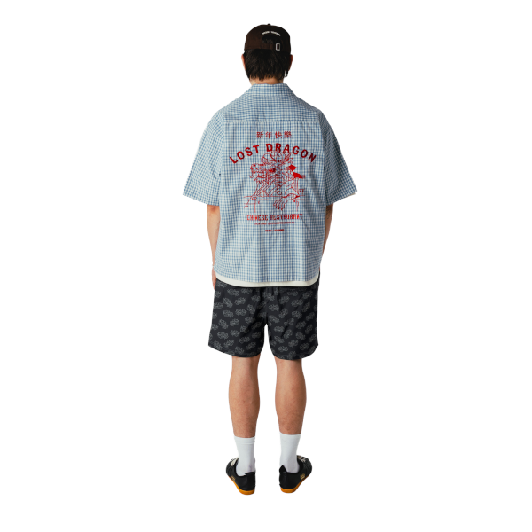 Woodbird Dragon Shirt NIKBEN (blue-white)