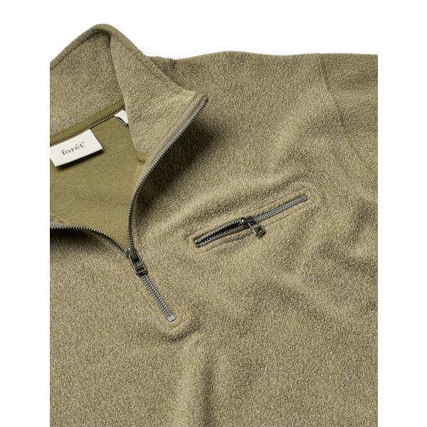 Forét Elm Half-Zip Sweat (army)