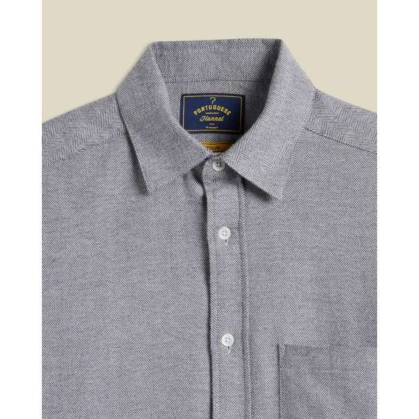Portuguese Flannel Espiga (grey)