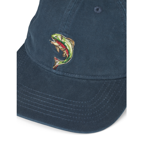 Forét Fish Washed Cap (navy)