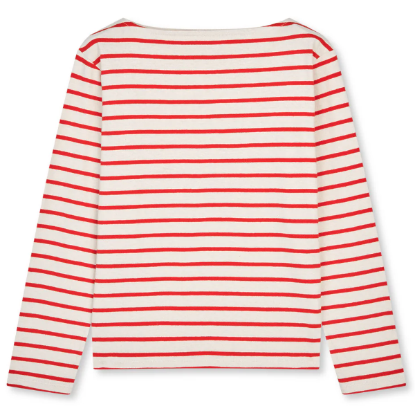 Mads Norgaard W Gabi LS T-Shirt (vanilla ice/fiery red)