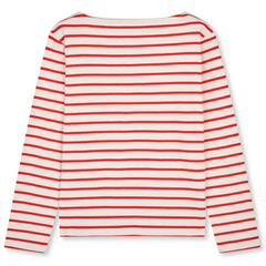 Mads Norgaard W Gabi LS T-Shirt (vanilla ice/fiery red)