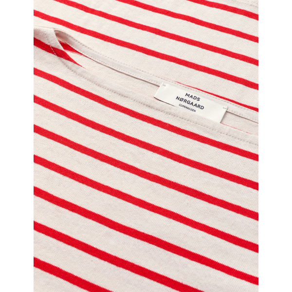 Mads Norgaard W Gabi LS T-Shirt (vanilla ice/fiery red)