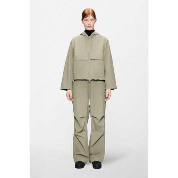 Rains Suva W Hardshell Short String Jacket (beige)