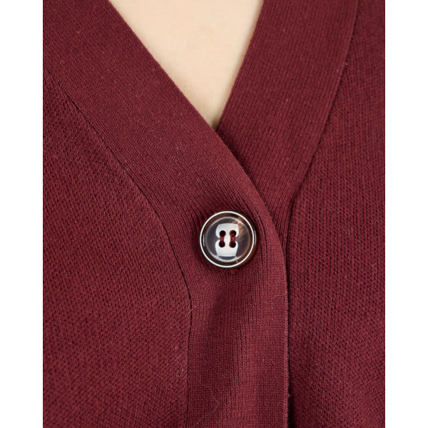 Wemoto W Lilly Hazel Cardigan (burgundy)