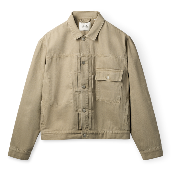Forét Hazy Twill Jacket (light taupe)
