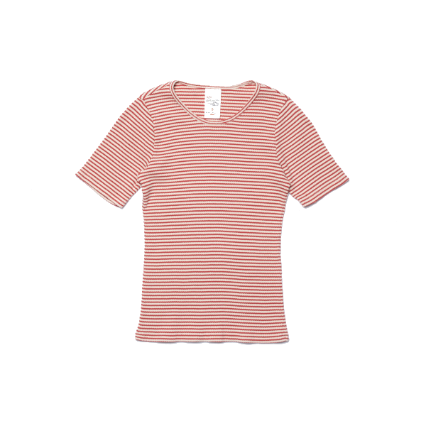 Nudie W Jossan Striped Tee (offwhite/red)