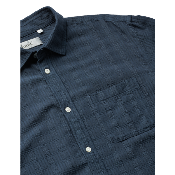 Forét Juno Structured Shirt (navy)