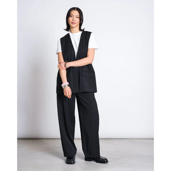 Jan N June Juny Barrel Leg Pants (black)