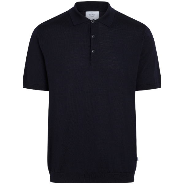 Klitmøller S/S Knit Polo (navy)