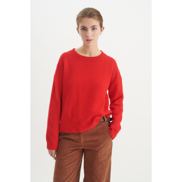 Basic Apparel Liz O-Neck (tomato)