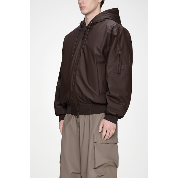 Rains Lohja Insulated Bomber Jacket (bark)