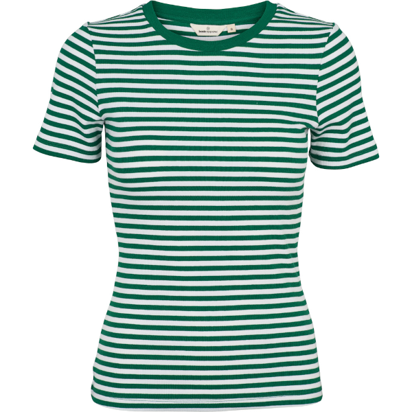 Basic Apparel Ludmilla O-Neck T-Shirt (abundant green/whisper white)