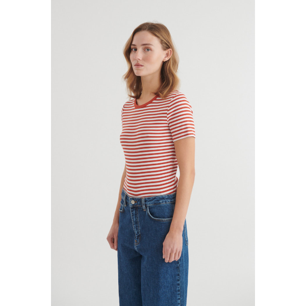 Basic Apparel Ludmilla O-Neck T-Shirt (roibus/whisper white)