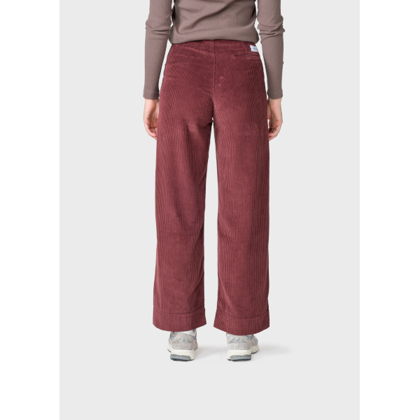 Klitmøller W Lydia Jumbo Cord Pant (burgundy)