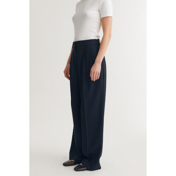 Basic Apparel Marjo Pants (navy melange)