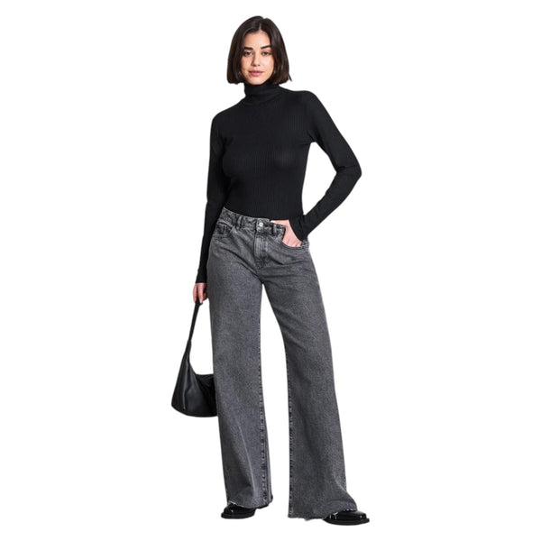 Jan N June Mio Rib Turtleneck (black)
