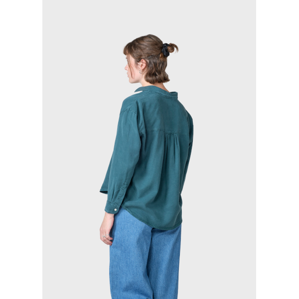 Klitmøller W Ofelia Short Shirt (moss green)