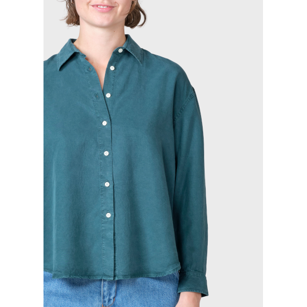 Klitmøller W Ofelia Short Shirt (moss green)