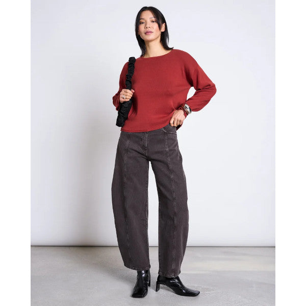 Jan N June Ola Jumper (mid red)