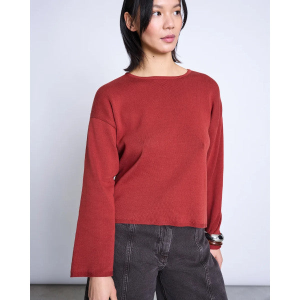 Jan N June Ola Jumper (mid red)