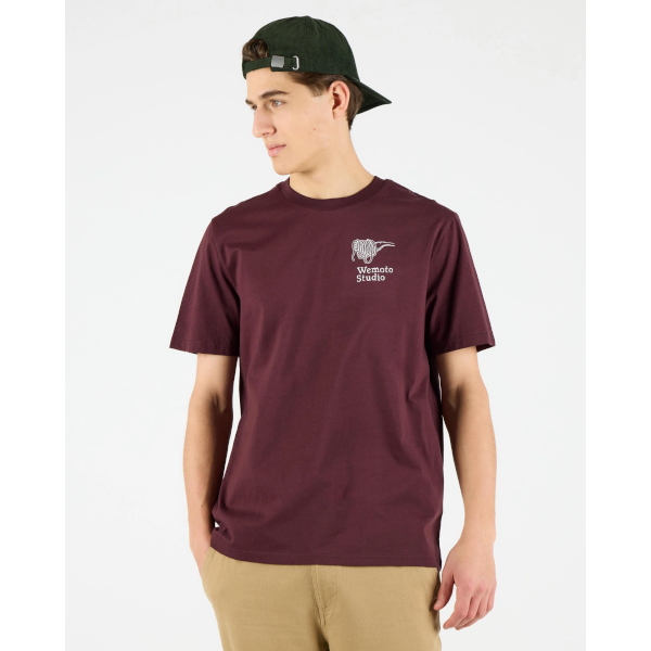 Wemoto Pasta Club Tee (red brown)