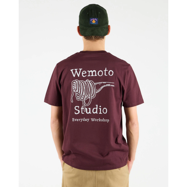 Wemoto Pasta Club Tee (red brown)
