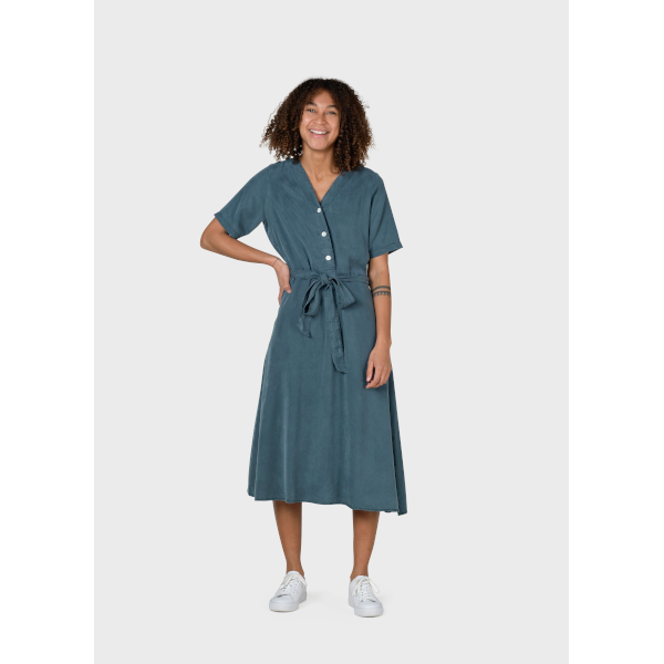 Klitmøller W Pernille Dress (moss green)