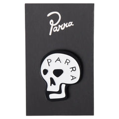 Parra Skulled Enamel Pin (white)
