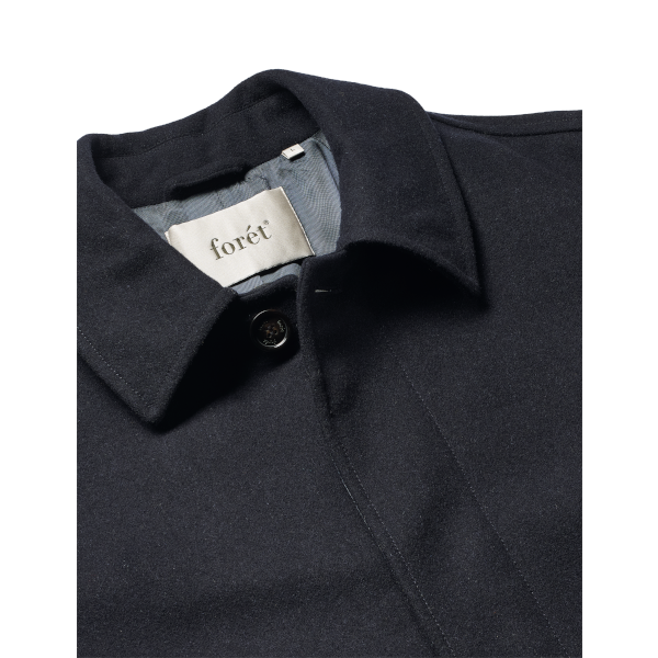 Forét Pine Wool Coat (navy)