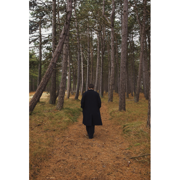 Forét Pine Wool Coat (navy)