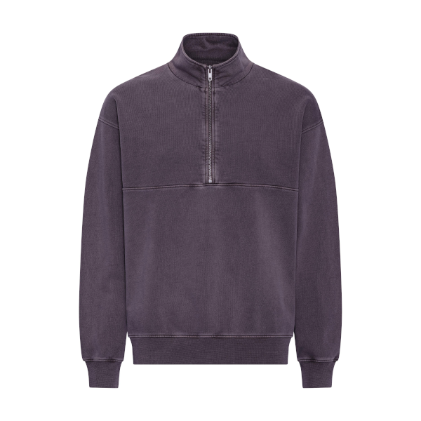 Colorful Standard Organic Quarter Zip (faded grape)