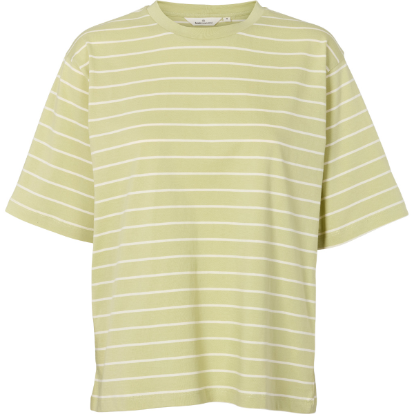 Basic Apparel Raja Stripe T-Shirt (winter pear/whipser white)