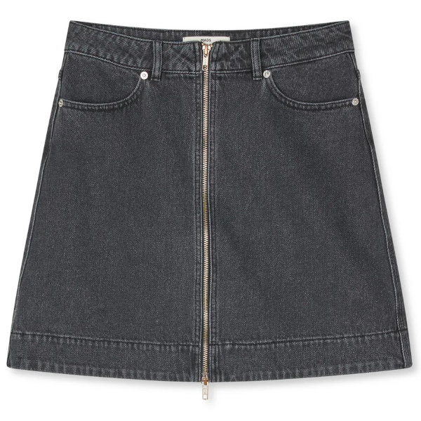 Mads Norgaard W Riva Denim Skirt (black vintage)