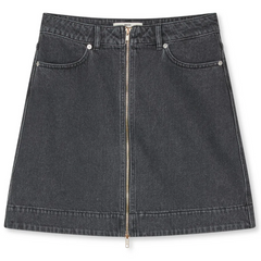 Mads Norgaard W Riva Denim Skirt (black vintage)