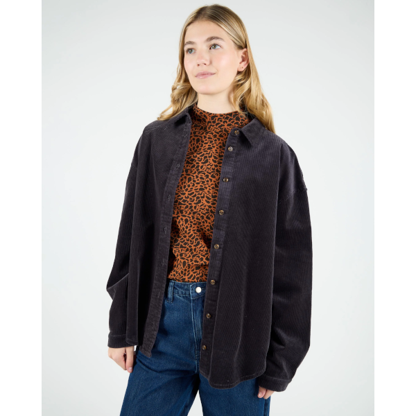 Wemoto W Ruby Cord Shirt (dark grey)