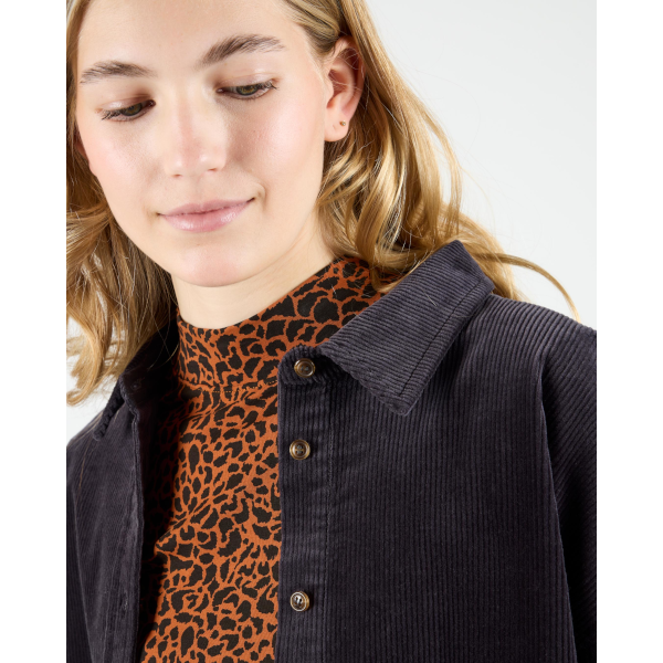 Wemoto W Ruby Cord Shirt (dark grey)