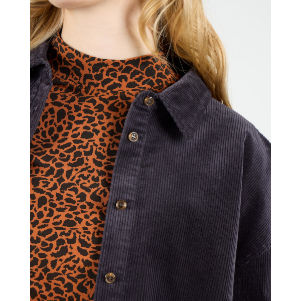 Wemoto W Ruby Cord Shirt (dark grey)