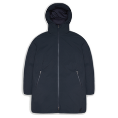 Rains Sarna Long Puffer Jacket (navy)