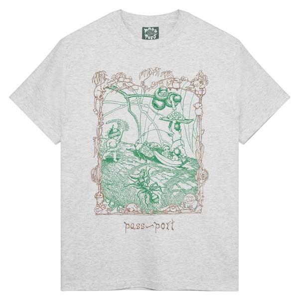 Passport Scribble Gum Tee (ash)