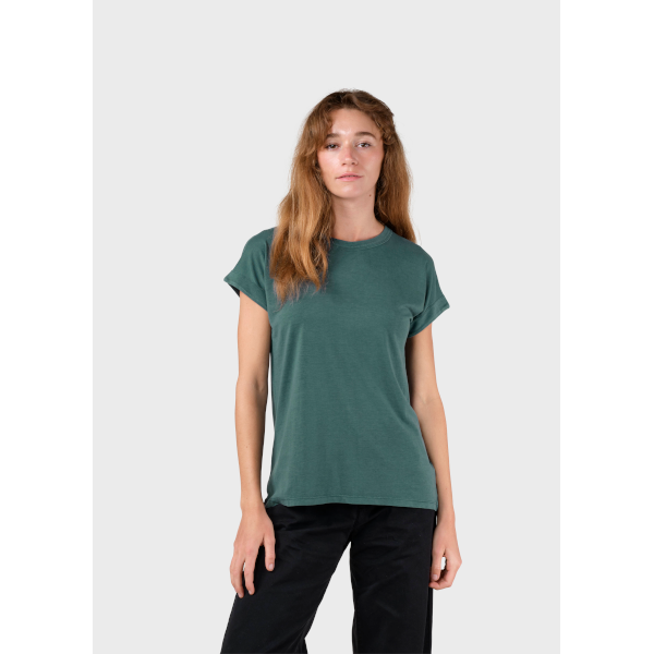Klitmøller W Sigrid Tee (moss green)